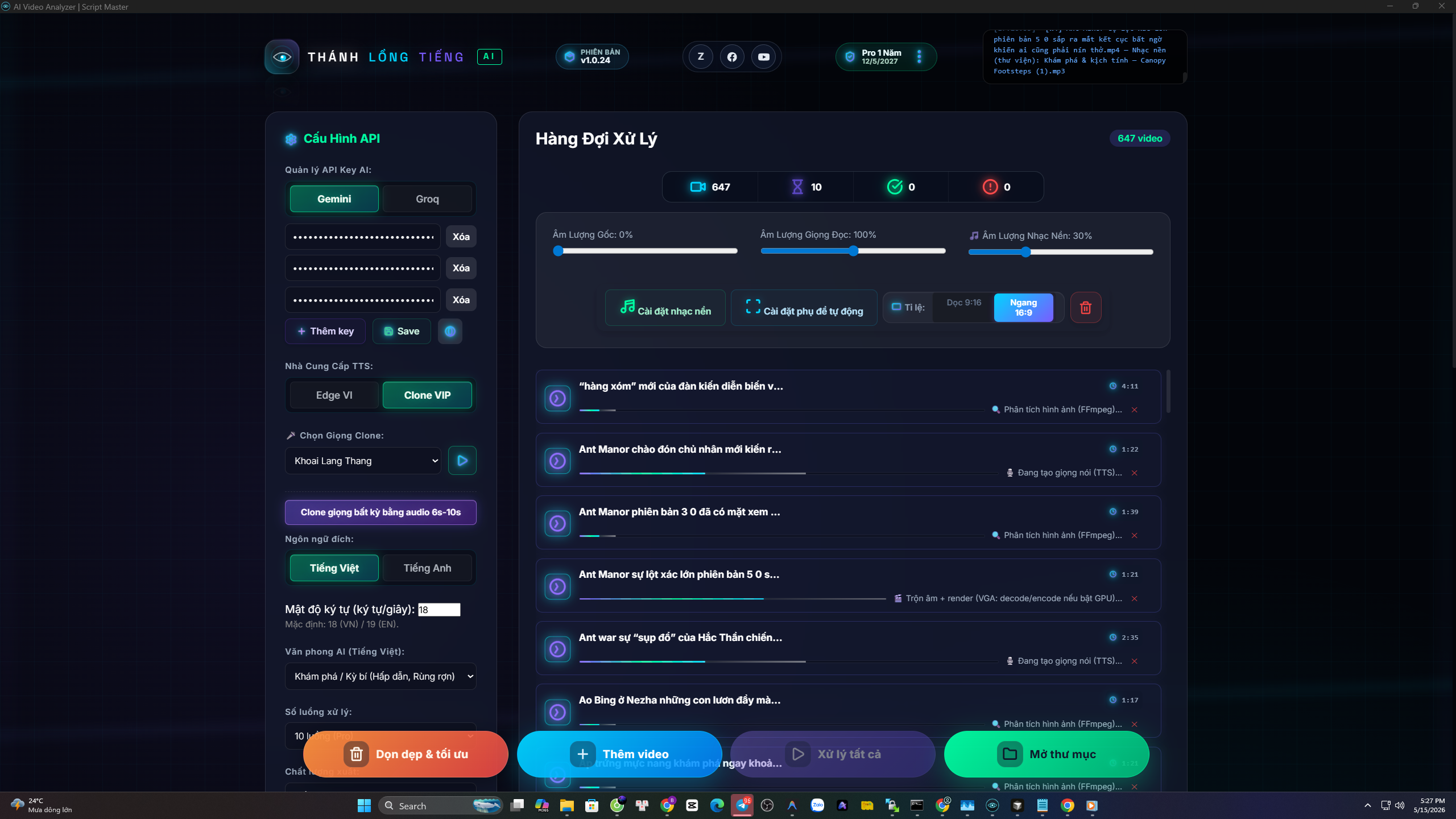 FAQ — Trial & License Thánh Lồng Tiếng AI